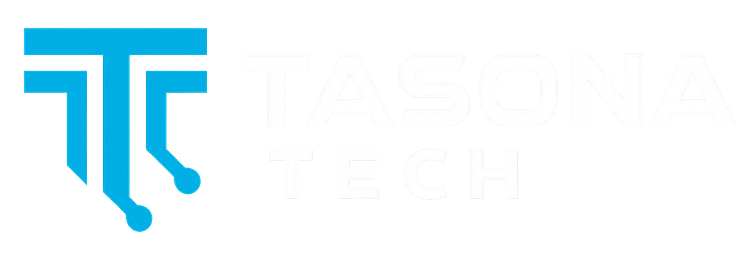 Tasonatech logo blanc