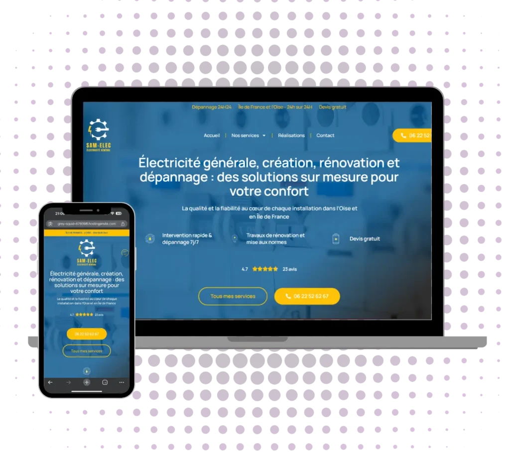 Création site internet professionnel