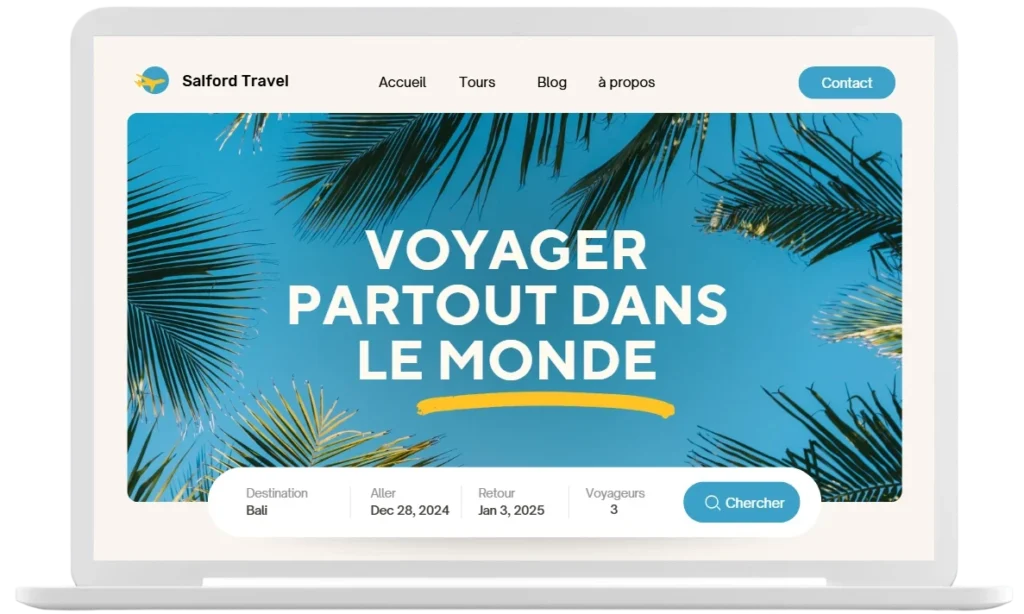 Modèle site internet par Tasonatech